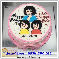 Mẫu Bánh Sinh Nhật Đẹp - A847